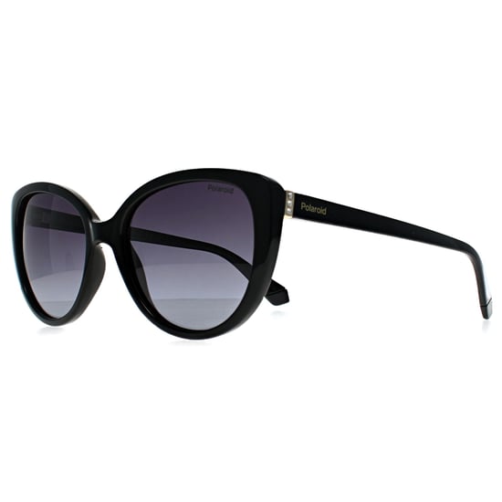Polaroid Cat Eye Womens Black Grey Gradient Polarized PLD 4176/S/X - Image 2