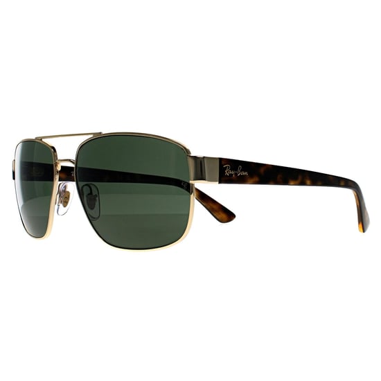 Ray-Ban RB3663 001/31 gepolijst arista goud g-15 groen zonnebril - Image 2