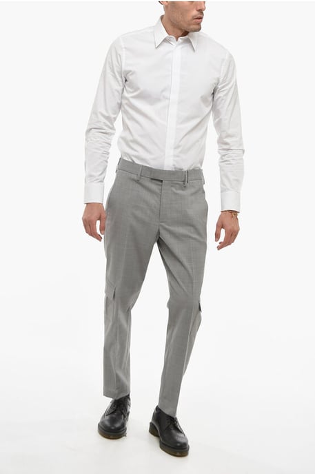NATE Cargobroek met Skinny Fit in Grijs - Image 4