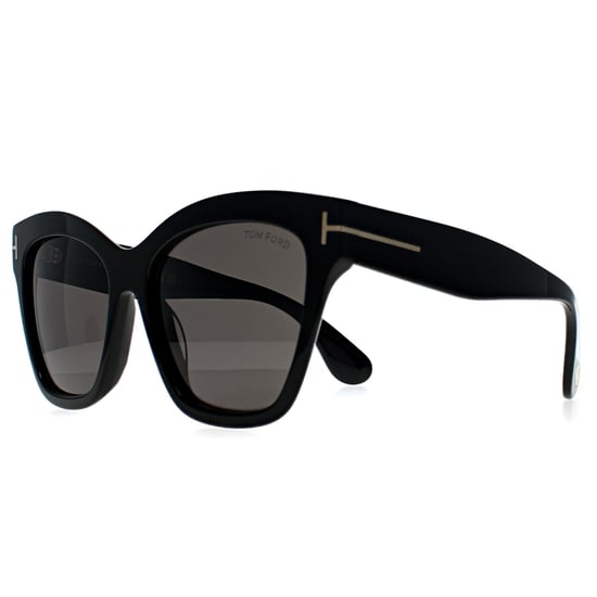 Tom Ford Elvira FT1217 01A glanzend zwartgrijs met lichte spiegel zonnebril - Image 2