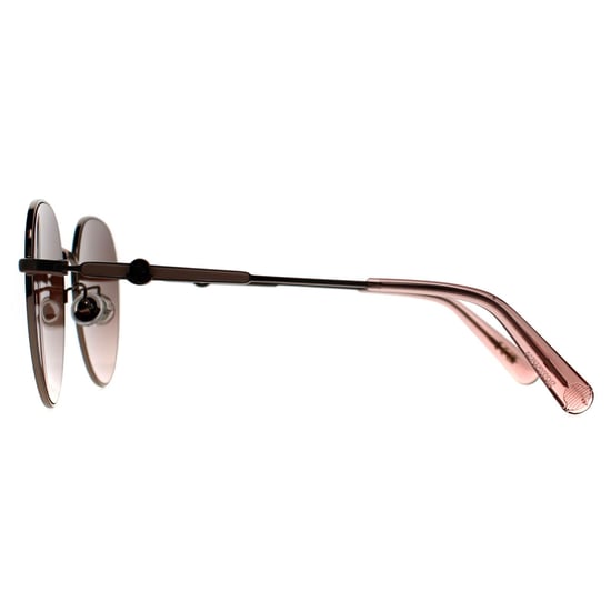Moncler ML0236-K 34F glanzend licht bronsbruin gradiënt zonnebril - Image 3