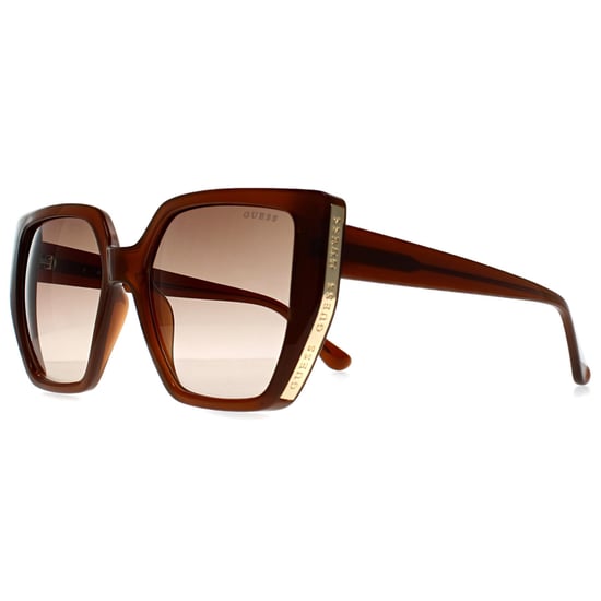 Guess GF6178 45B glanzende lichtbruine zonnebril met kleurverloop - Image 2