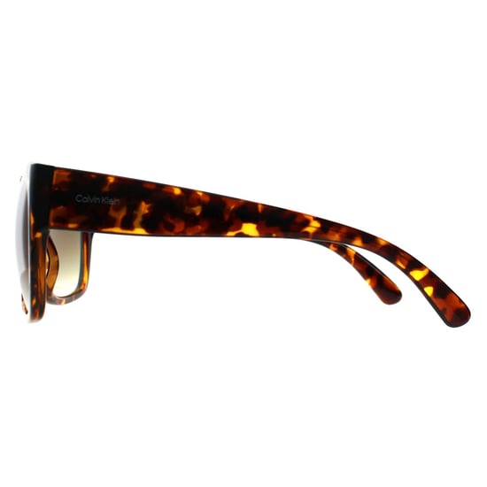Calvin Klein CK22549S 240 glanzende zonnebril havana bruin met kleurverloop - Image 3