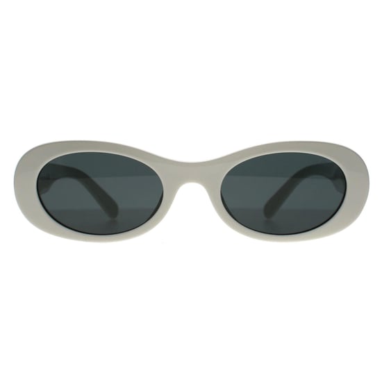 Miu Miu Oval Womens White Ivory Dark Grey MU06ZS - Image 1