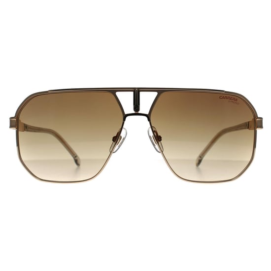 Carrera Aviator Unisex Gold Brown Gradient AntiReflex 1062/S - Image 1