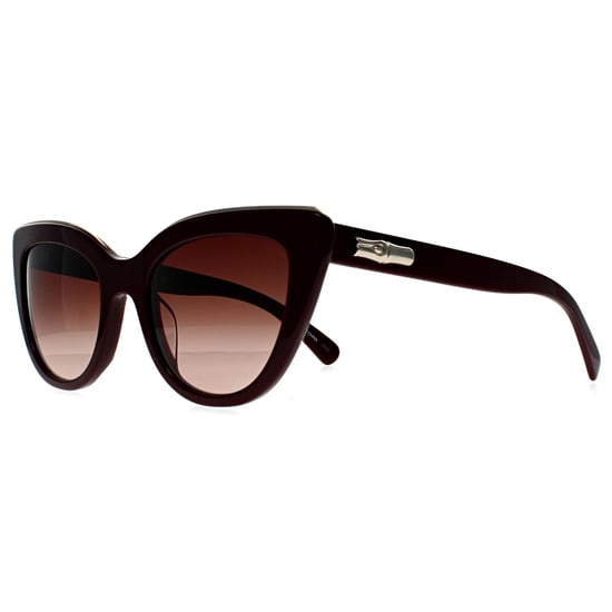 Longchamp Cat Eye Womens Bordeaux Brown Gradient LO686S - Image 2