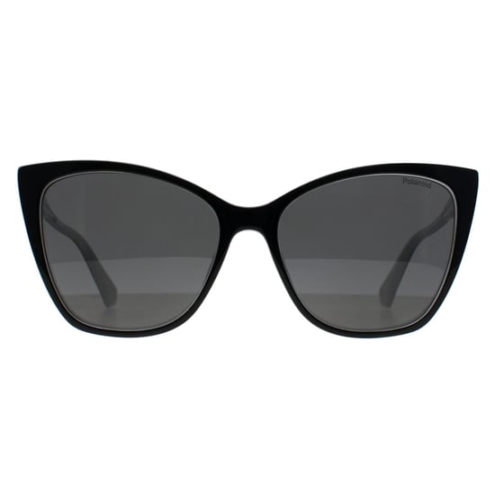 Polaroid Cat Eye Womens Black White Grey Polarized PLD 4181/S - Image 1