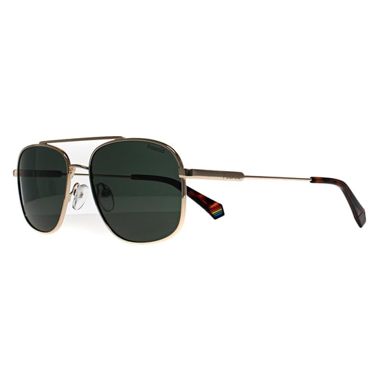 Polaroid Rectangle Mens Dark Ruthenium Green Green Polarized PLD 6235/S/X - Image 2