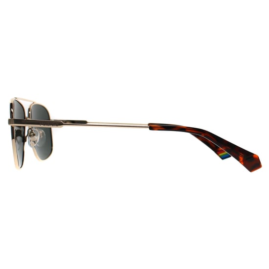 Polaroid Rectangle Mens Dark Ruthenium Green Green Polarized PLD 6235/S/X - Image 3