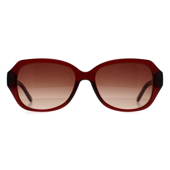 Ted Baker TB1606 Mae 204 bordeaux bloemen rood bruin gradiënt zonnebril - Image 1