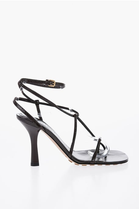 Läder THE LINE Mules 9cm i brunt - Image 3