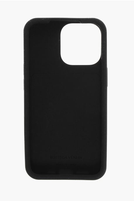 Braided Iphone 13 Pro Cover with External Card Holder in Black - Image 3
