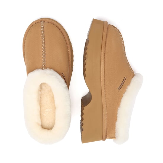 EVER AU Australië Dames Savanna Enkellaars Chunky Platform Schapenvachtlaarzen - Image 3