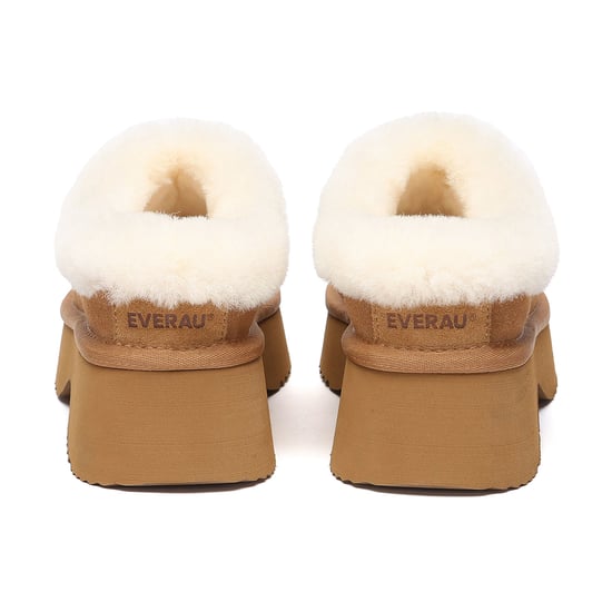 EVER AU Australië Dames Savanna Enkellaars Chunky Platform Schapenvachtlaarzen - Image 5