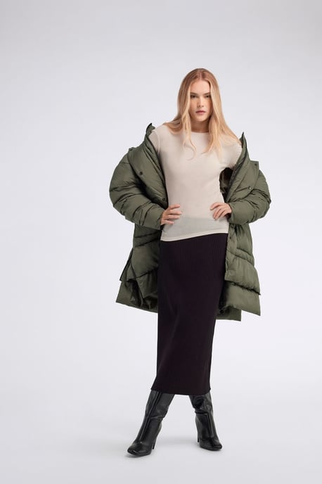 Damesbeige HANIKE W.M/L T-shirt met lange mouwen - Image 2
