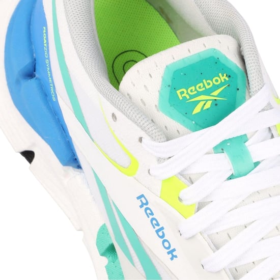 Reebok Heren FloatZig Symmetros Trainers (Wit, Groen) - Image 6