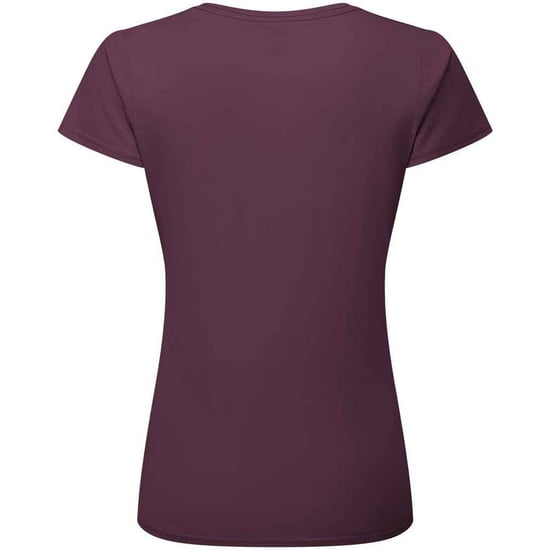 Fruit Of The Loom Womens/Ladies Fit Ringspun Premium Tshirt (Dark Plum) - Image 2