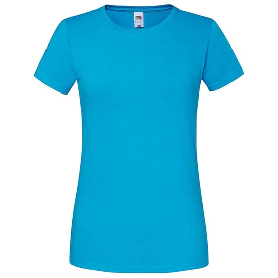 Fruit Of The Loom Vrouwen / Dames Fit Ringgesponnen Premium Tshirt (Azuurblauw) - Image 1