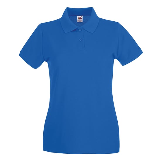Fruit of the Loom Dames/Dames Premium Piqué Katoen Polo Shirt (Koningsblauw) - Image 1
