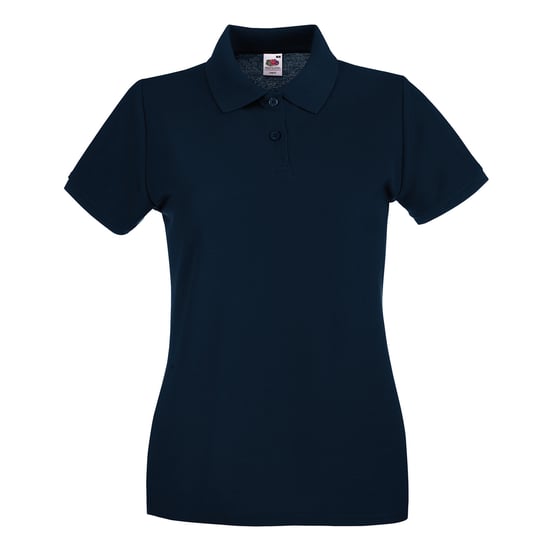 Fruit of the Loom Dames/Dames Premium Piqué Katoen Polo Shirt (Deep Navy) - Image 1