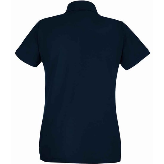 Fruit of the Loom Dames/Dames Premium Piqué Katoen Polo Shirt (Deep Navy) - Image 2
