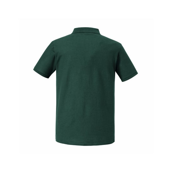 Russell Heren Authentiek Piqué Poloshirt (Fles groen) - Image 2