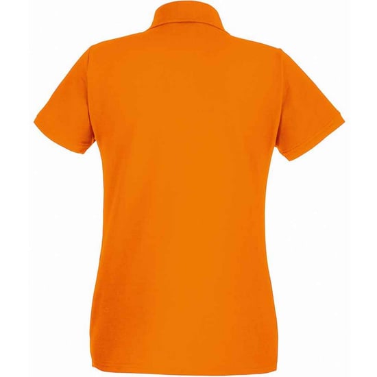 Fruit of the Loom Dames/Dames Premium Piqué Katoen Polo Shirt (Oranje) - Image 2