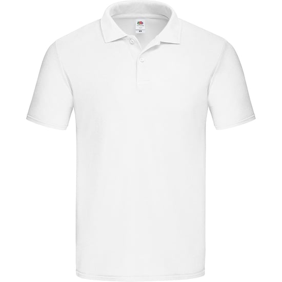 Fruit of the Loom Mens Original Pique Polo Shirt (White) - Image 1