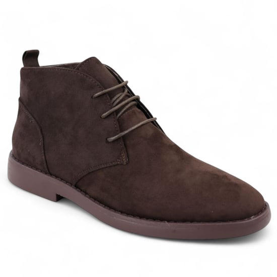 Bruine Premium Desert Style Suède Chukka Boots voor Heren - Image 2