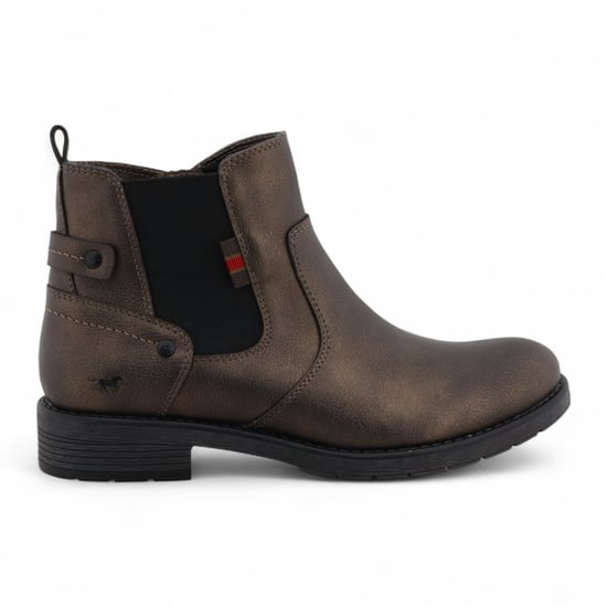 Mustang Women's Golden Brown Chelsea Ankle Boots - Image 1