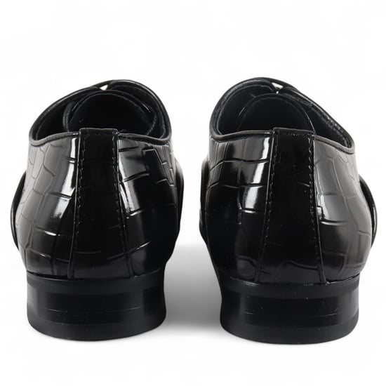Zwarte klassieke Oxford Derby-veterschoenen voor heren - Image 5