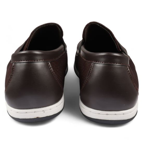 Bruna, andningsbara loafers för män, lätta slip-on - Image 4