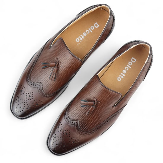 Herr Bruna Tassel Mockasin Loafers Eleganta Slip-On Finskor - Image 4