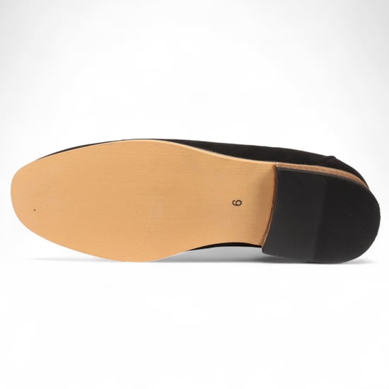Men's Black Suede Loafers Lightweight Slip-On Casual Shoes - Image 6