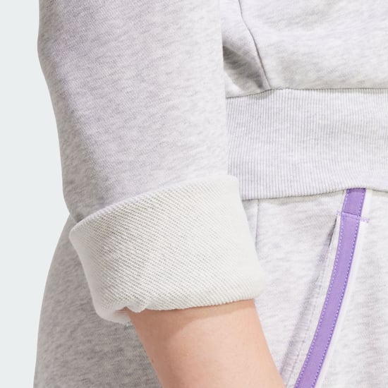 Essentials Color Pop French Terry Crop Quarter-Zip Track Jacket - Image 5