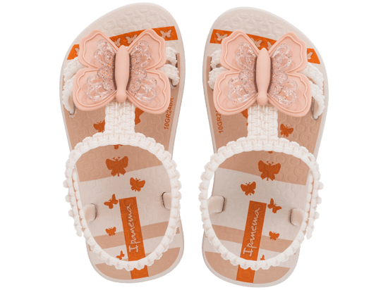 IPANEMA BUTTERFLY BABY BEIGE/BEIGE/ORANGE - Image 2