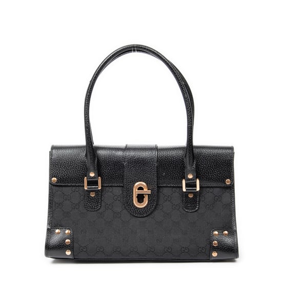 Fold Over Tote Shoulder Bag - Image 1