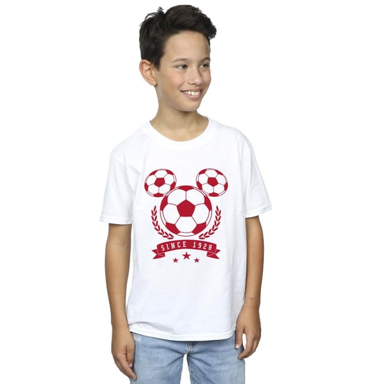Disney Jongens Mickey Voetbalhoofd T-Shirt (Wit) - Image 2