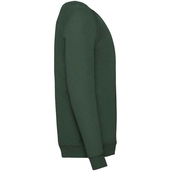 Fruit of the Loom Klassiek Raglan Sweatshirt voor kinderen/Kinderen (Fles groen) - Image 3