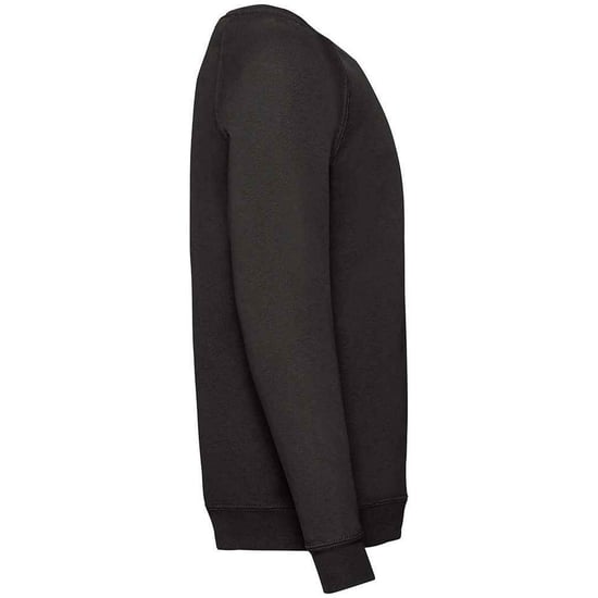 Fruit of the Loom Klassiek Raglan Sweatshirt voor kinderen/Kinderen (Zwart) - Image 3