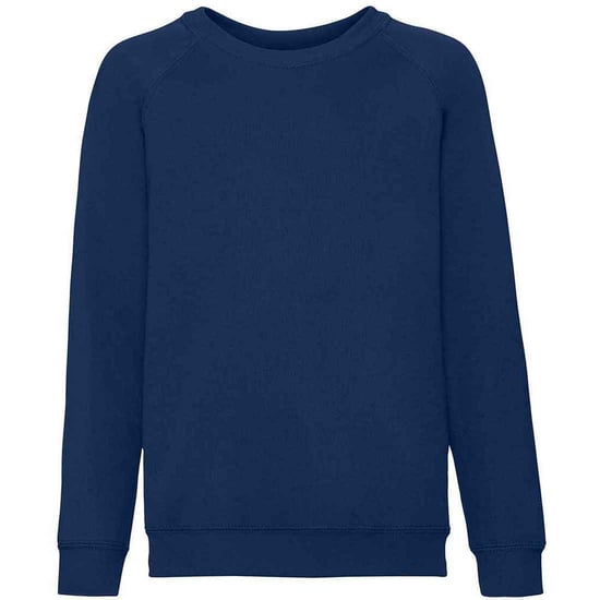 Fruit Of The Loom Childrens/Kids Classic Raglan Sweatshirt (Navy) - Image 1