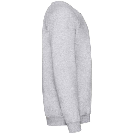 Fruit of the Loom Klassiek Raglan Sweatshirt voor kinderen/Kinderen (Heide Grijs) - Image 3