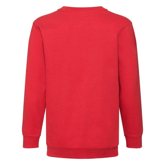 Fruit Of The Loom Kids Unisex klassieke 80/20 set-in sweater (Rood) - Image 2