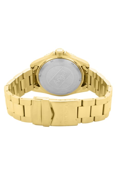 Invicta Angel 22707 Dames Horloge - Quartz Uurwerk - Roestvrij Staal met gouden Wijzerplaat - 40mm - Image 4