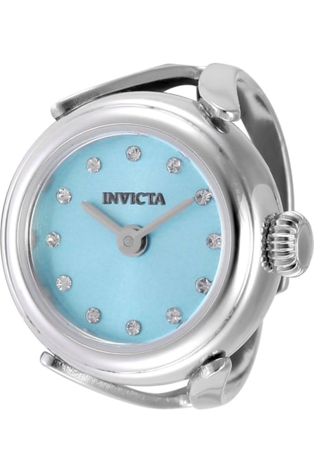 Invicta Mini 49071 Dames Horloge - Quartz Uurwerk - Roestvrij Staal met blauwe Wijzerplaat - 17mm - Image 1