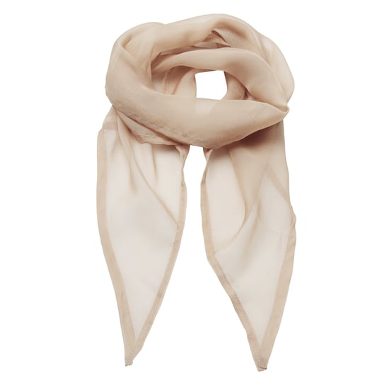 Premier Ladies/Womens Work Chiffon Formal Scarf (Natural) - Image 1