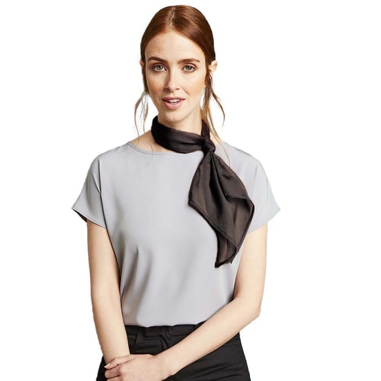 Premier Dames/vrouwenwerk Chiffon Formele Sjaal (Bruin) - Image 2