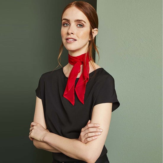 Premier Dames/vrouwenwerk Chiffon Formele Sjaal (Rood) - Image 6