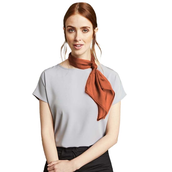 Premier Dames/vrouwenwerk Chiffon Formele Sjaal (Kastanje) - Image 2