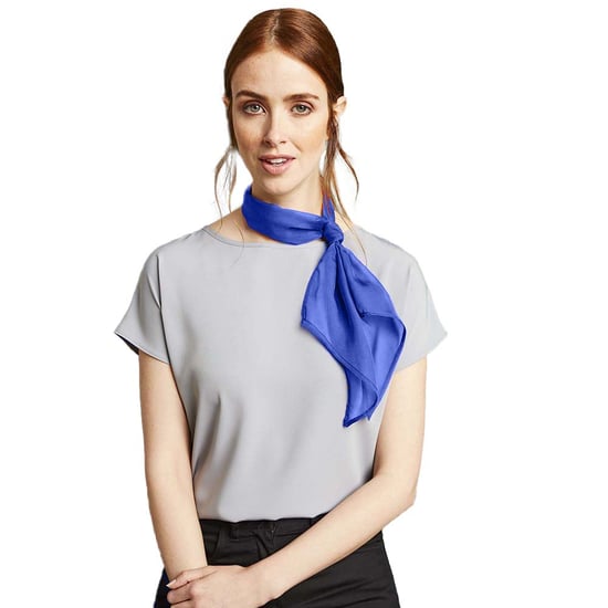 Premier Ladies/Womens Work Chiffon Formal Scarf (Royal) - Image 2
